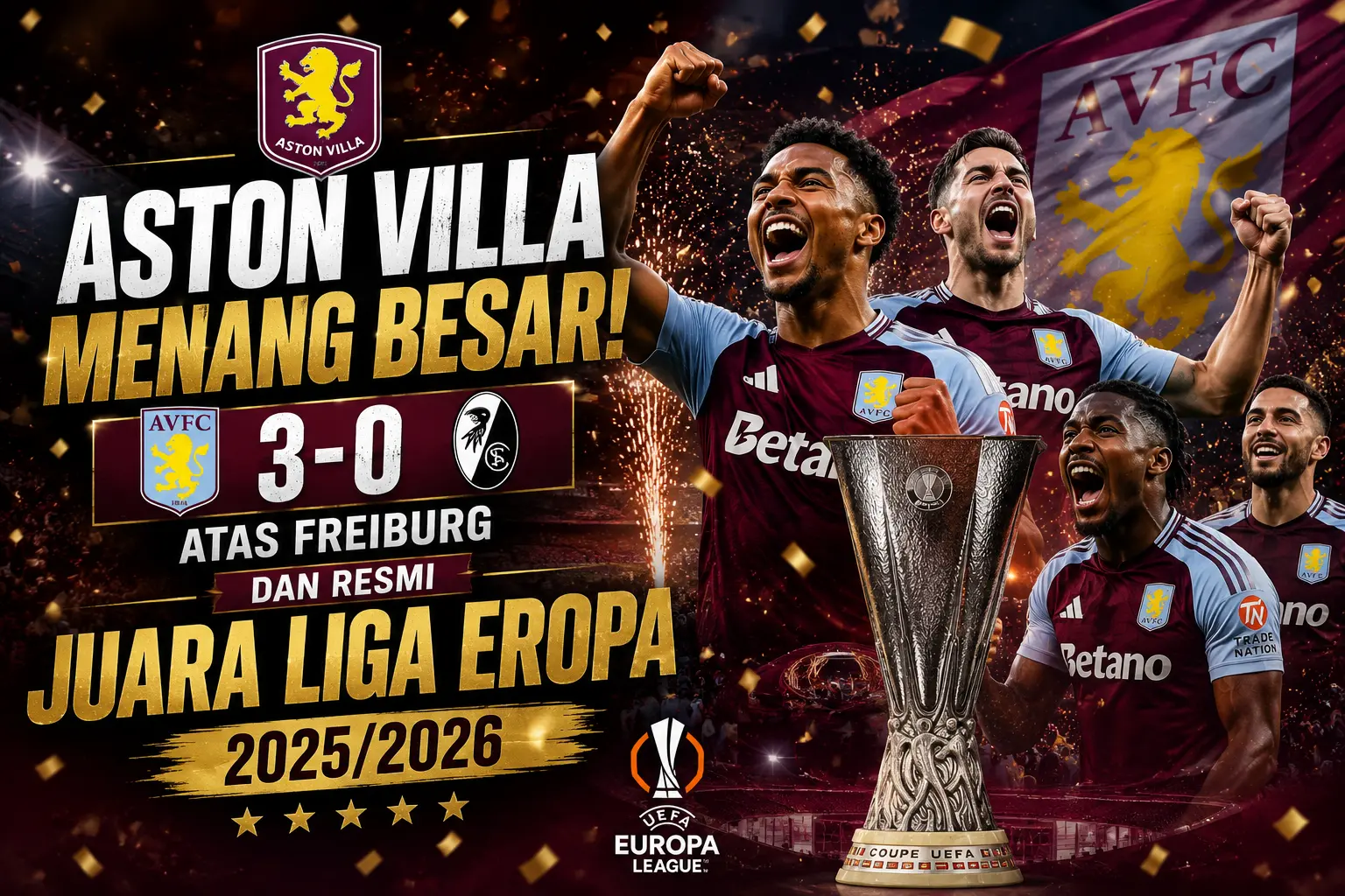 aston-villa-juara-liga-eropa-2025-2026-usai-taklukkan-freiburg-3-0