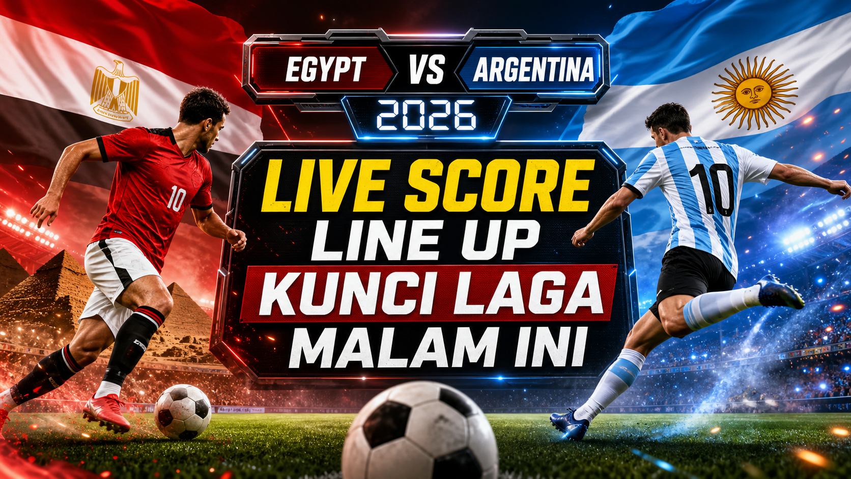 Egypt vs Argentina 2026: Live Score, Line Up, Kunci Laga Malam Ini - argentina