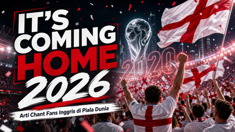 inggris - It's Coming Home 2026: Arti Chant Fans Inggris di Piala Dunia