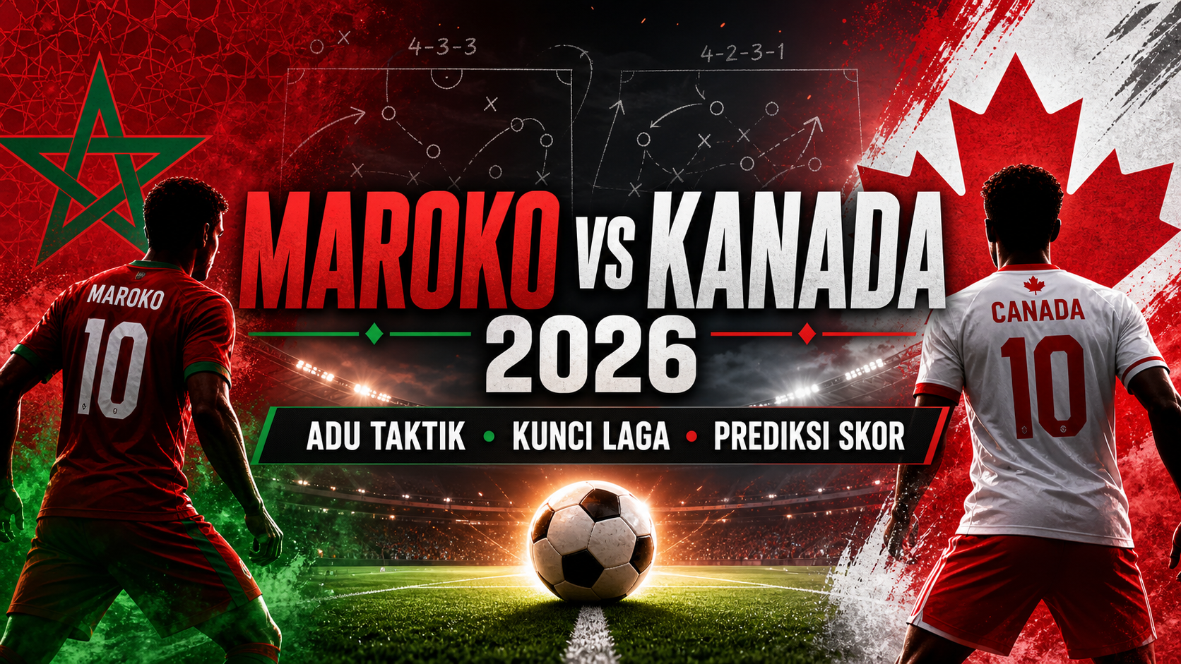 maroko - Maroko vs Kanada 2026: Adu Taktik, Kunci Laga, Prediksi Skor