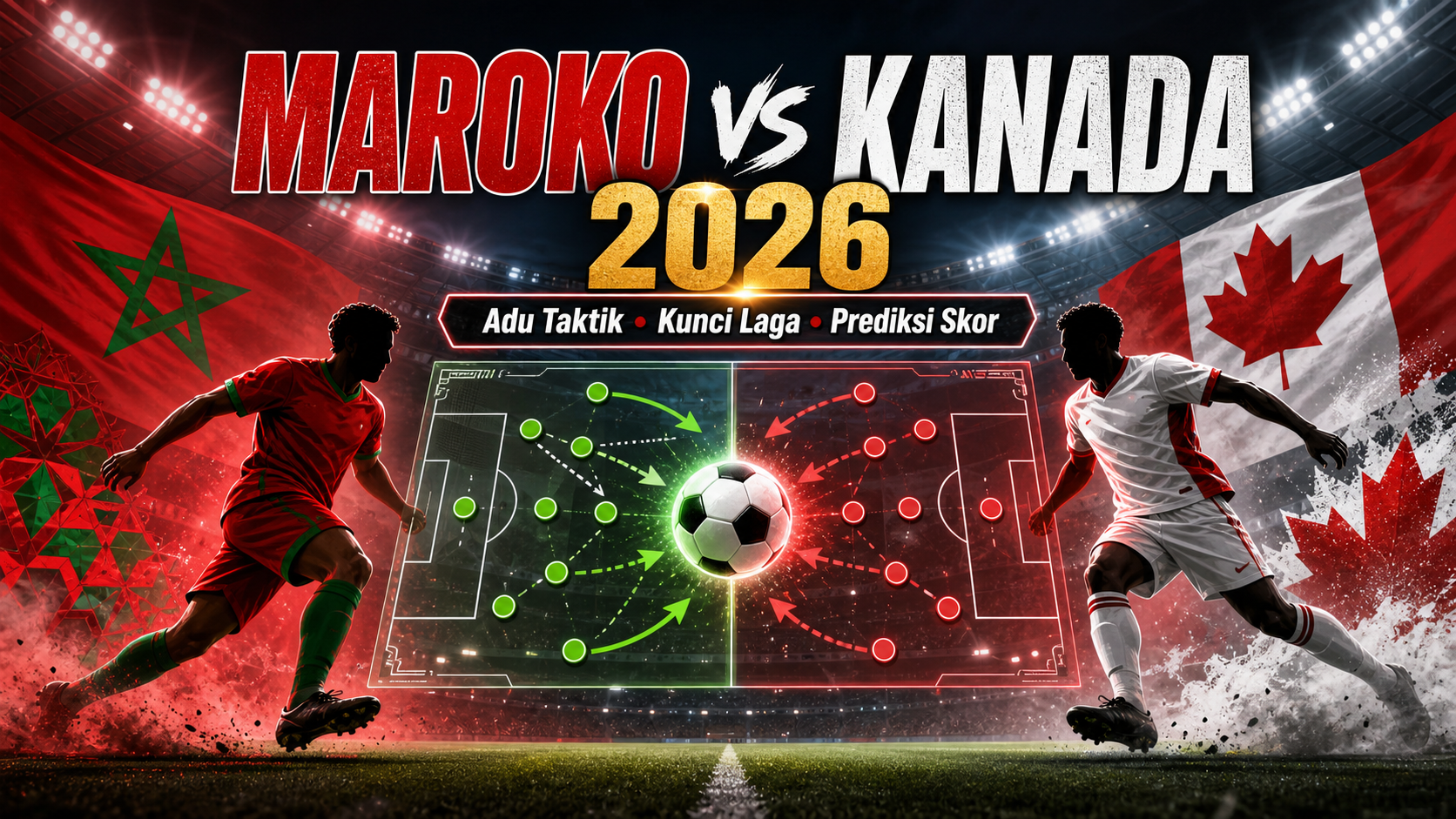 Maroko vs Kanada 2026: Adu Taktik, Kunci Laga, Prediksi Skor - maroko