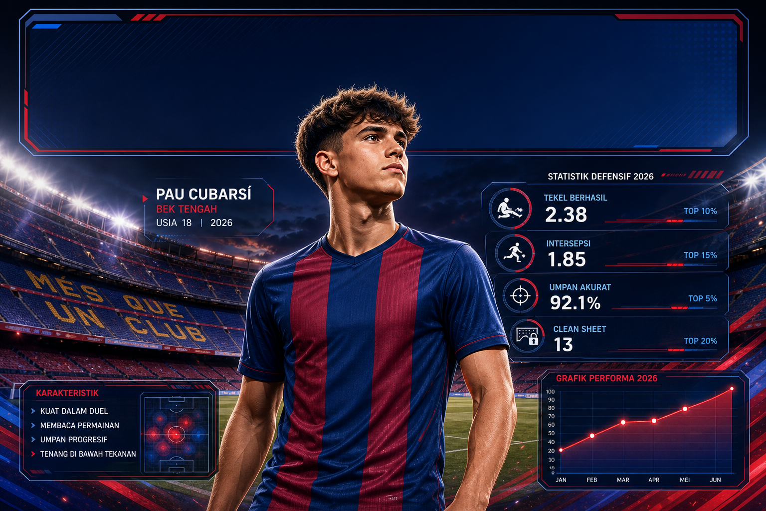 Pau Cubarsi 2026: Bek Muda Barcelona, Statistik dan Kabar Terbaru - cubarsi