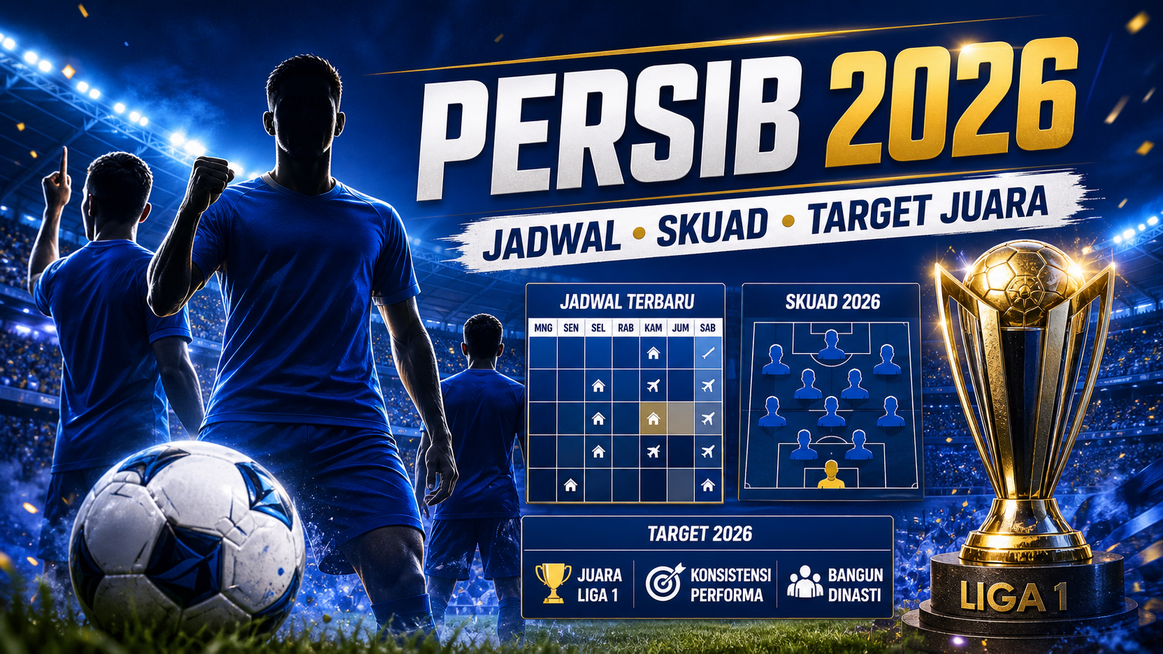 Persib 2026: Jadwal Terbaru, Skuad, dan Target Juara Liga 1 - persib