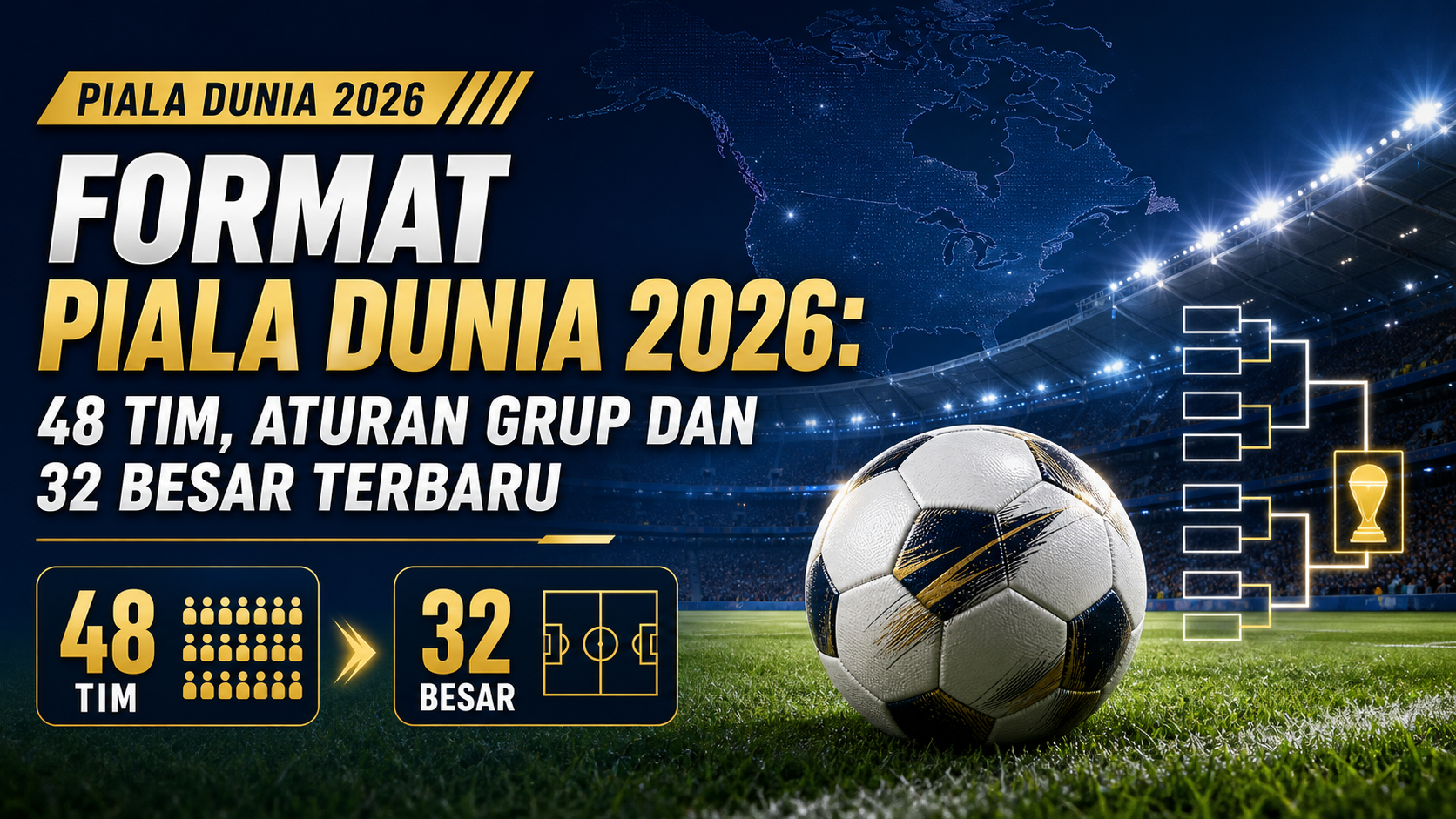 piala - Format Piala Dunia 2026: 48 Tim, Aturan Grup dan 32 Besar Terbaru