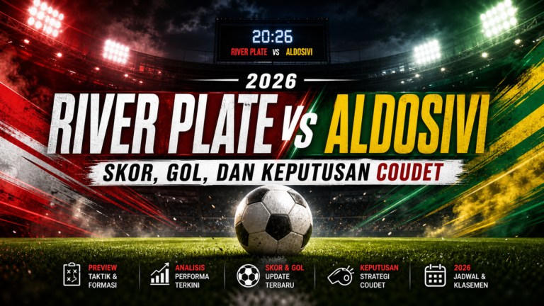 river - River Plate vs Aldosivi 2026: Skor, Gol, dan Keputusan Coudet