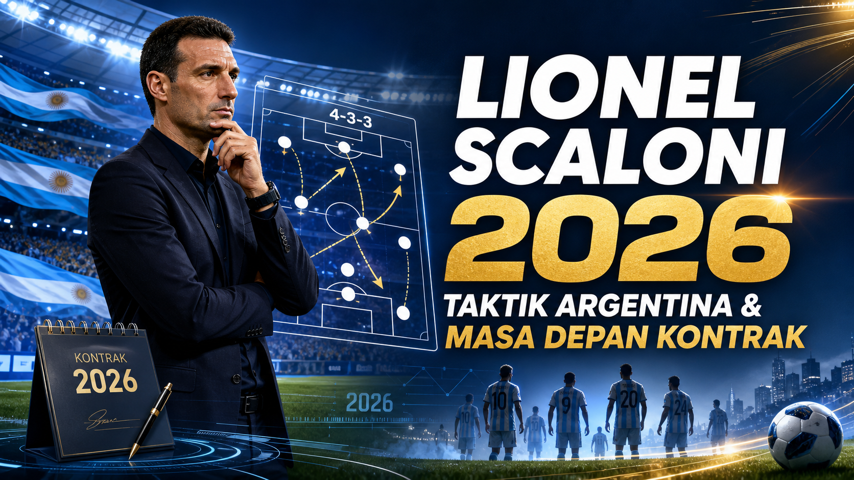 scaloni - Lionel Scaloni 2026: Taktik Argentina dan Masa Depan Kontrak