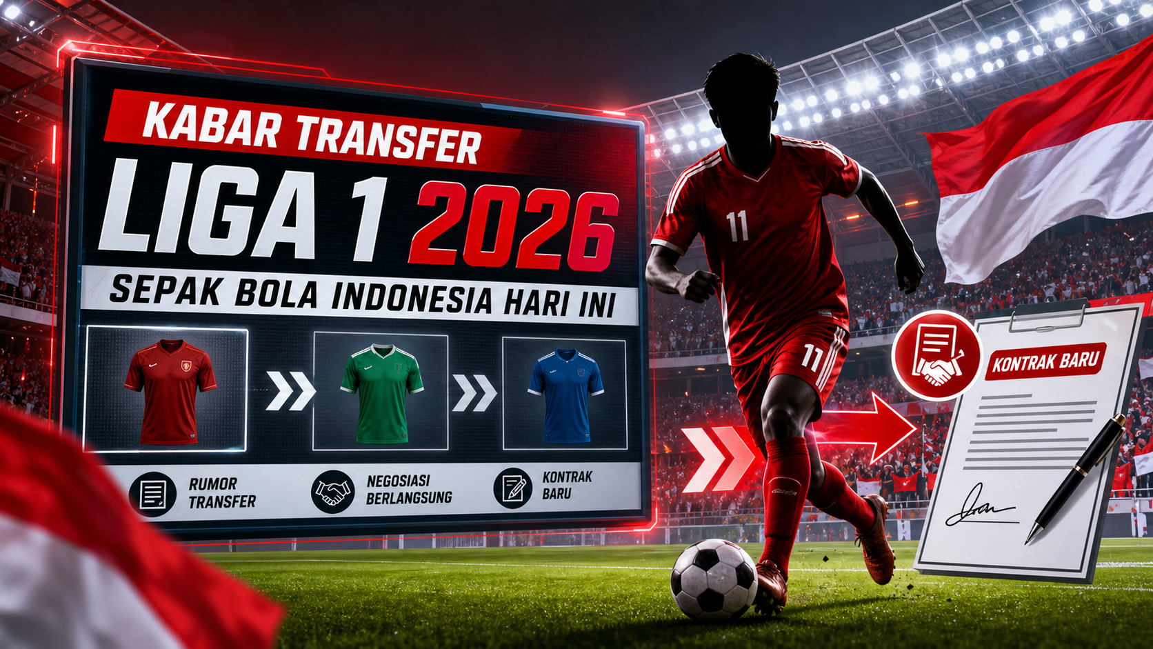 Sepak Bola Indonesia Hari Ini: Kabar Transfer Liga 1 2026 Terbaru - bola