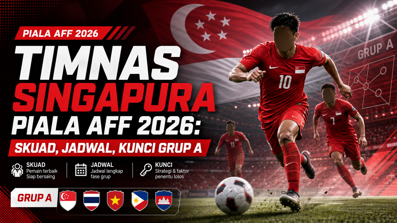 singapura - Timnas Singapura Piala AFF 2026: Skuad, Jadwal, Kunci Grup A
