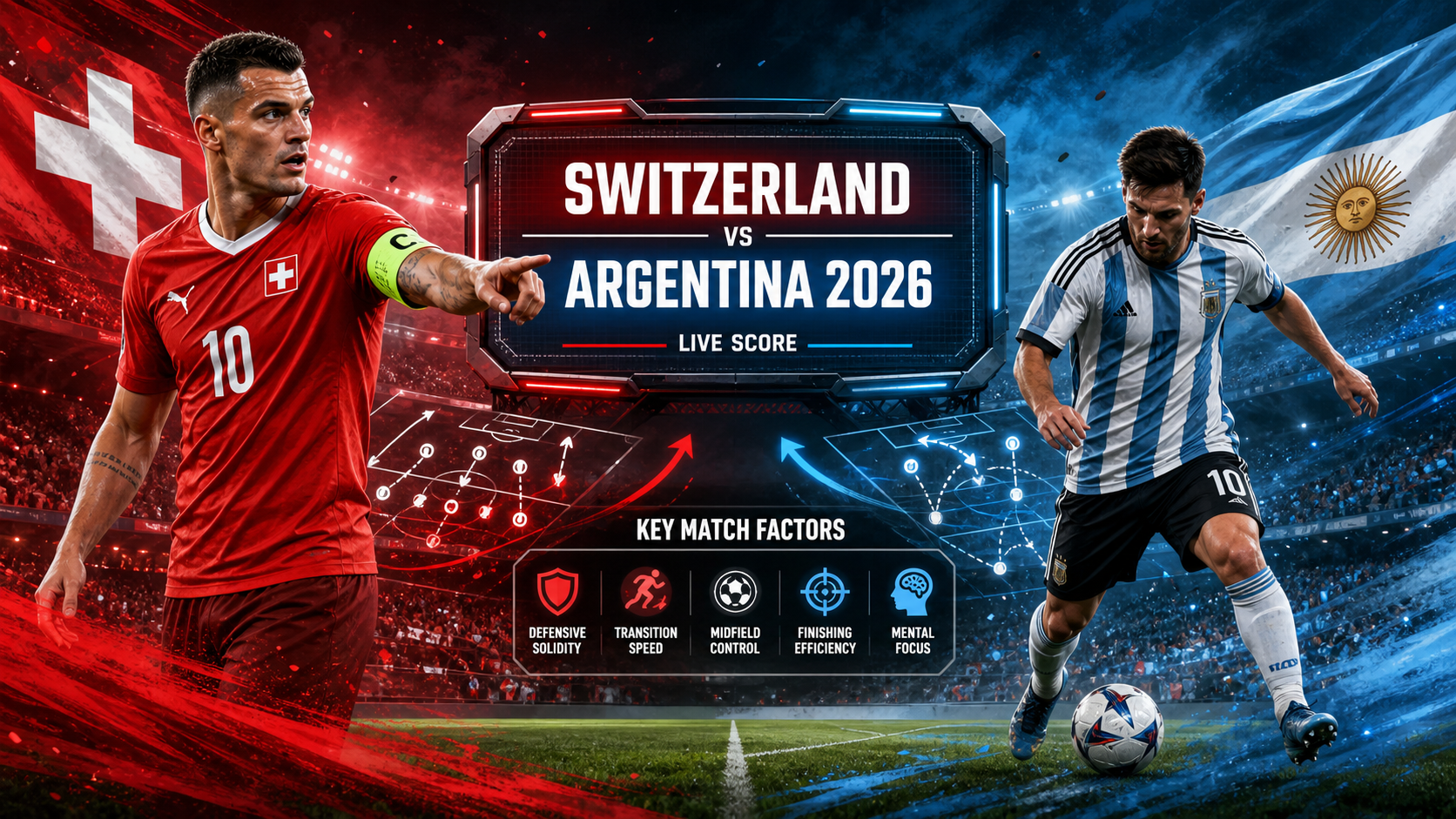 Swiss vs Argentina 2026: Live Score, Xhaka, dan Kunci Laga - swiss