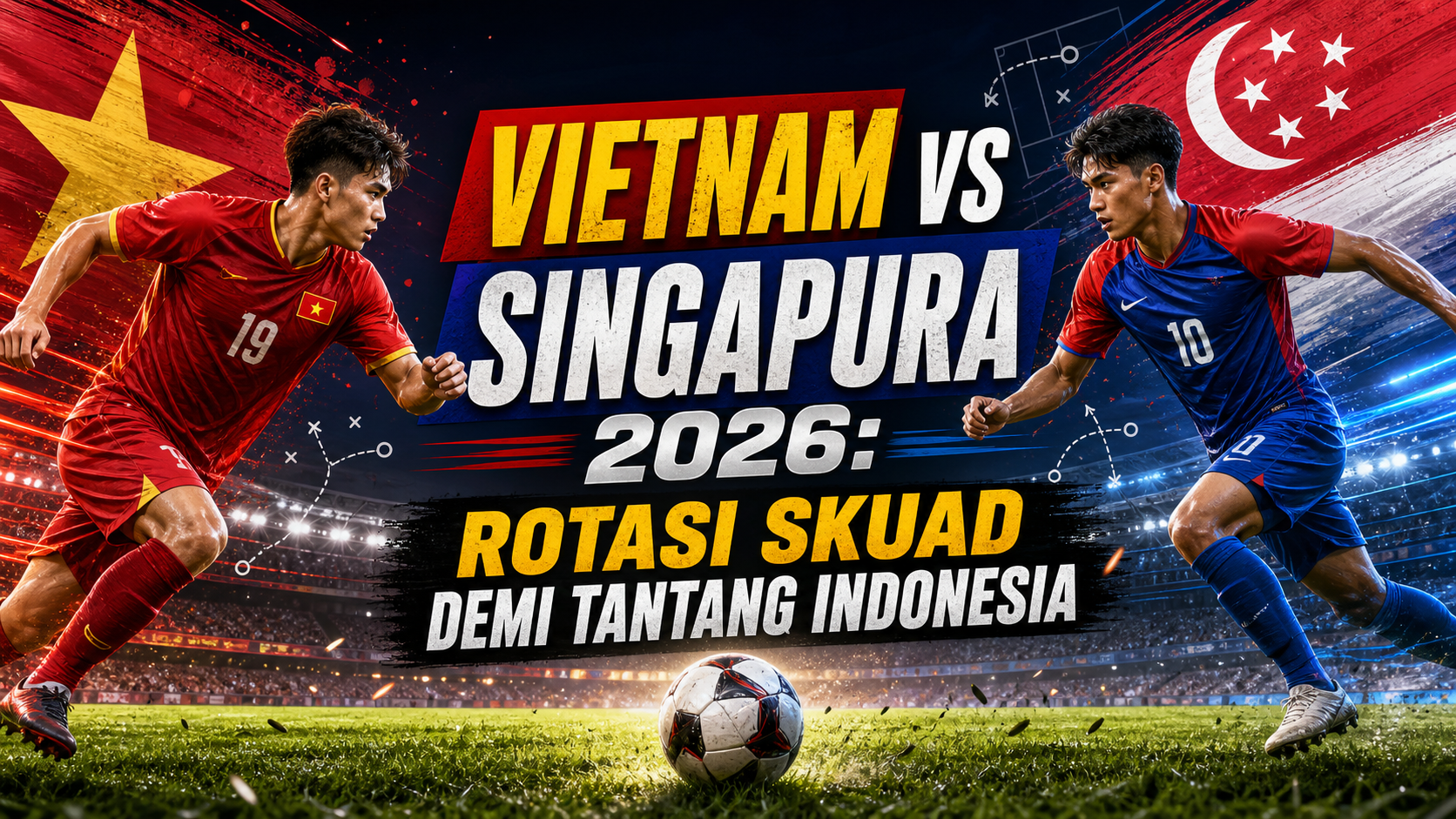 vietnam - Vietnam vs Singapura 2026: Rotasi Skuad demi Tantang Indonesia