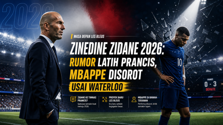 zidane - Zinedine Zidane 2026: Rumor Latih Prancis, Mbappe Disorot Usai Waterloo
