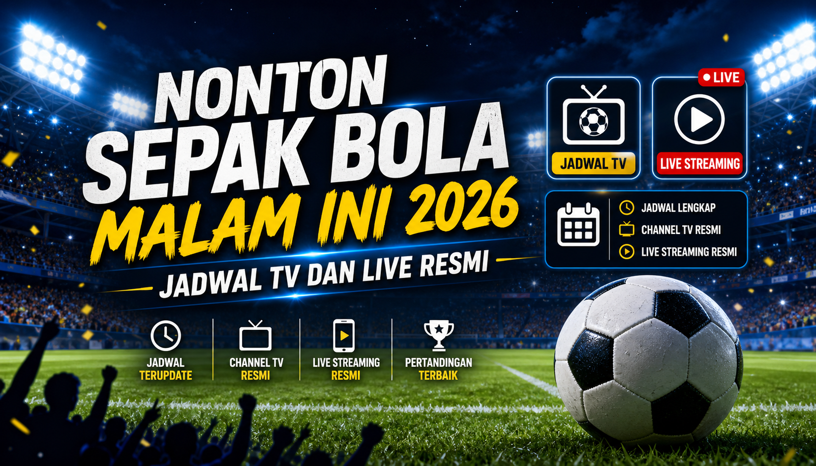 bola - Nonton Sepak Bola Malam Ini 2026: Jadwal TV dan Live Resmi