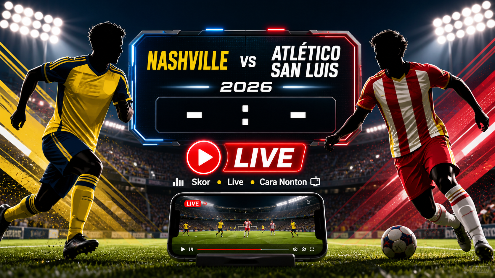 Nashville vs Atlético San Luis 2026: Skor, Live, Cara Nonton - nashville