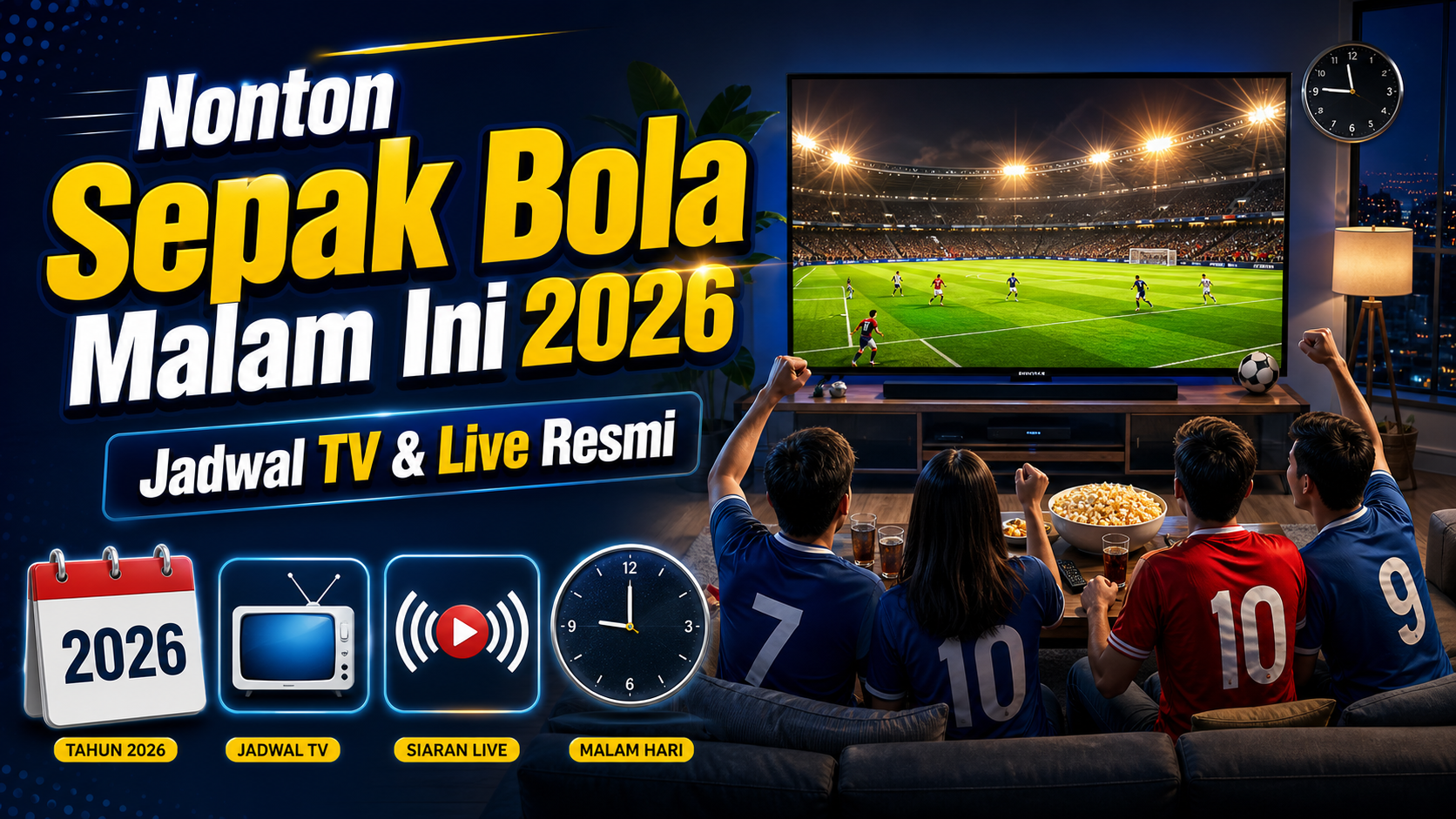 Nonton Sepak Bola Malam Ini 2026: Jadwal TV dan Live Resmi - bola