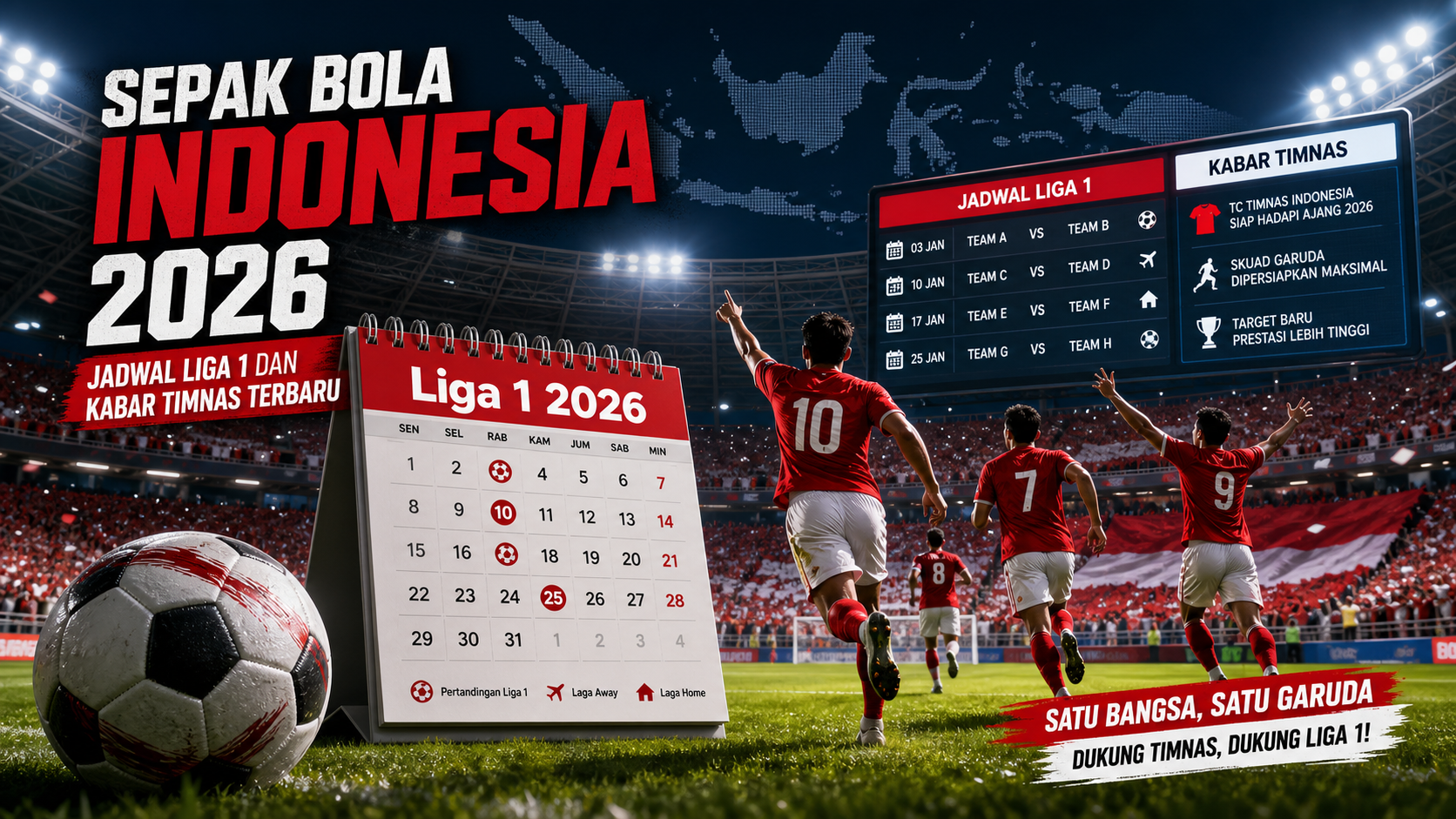 Sepak Bola Indonesia 2026: Jadwal Liga 1 dan Kabar Timnas Terbaru - indonesia