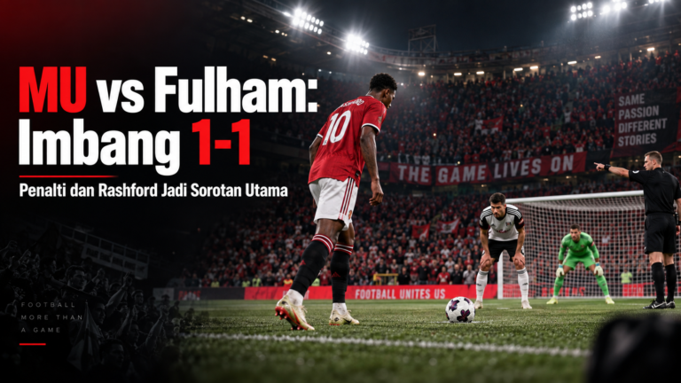 fulham - MU vs Fulham: Imbang 1-1, Penalti dan Rashford Jadi Sorotan Utama