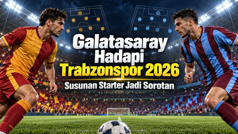 galatasaray - Galatasaray Hadapi Trabzonspor 2026, Susunan Starter Jadi Sorotan
