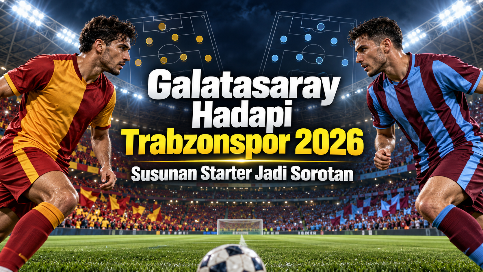 galatasaray - Galatasaray Hadapi Trabzonspor 2026, Susunan Starter Jadi Sorotan