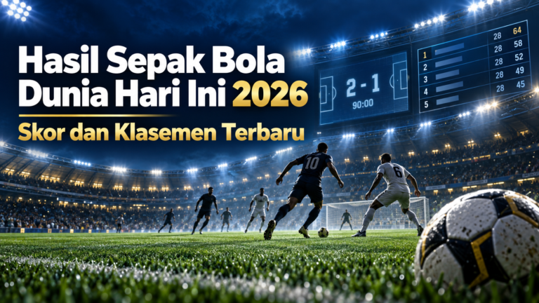 sepakbola - Hasil Sepak Bola Dunia Hari Ini 2026: Skor dan Klasemen Terbaru