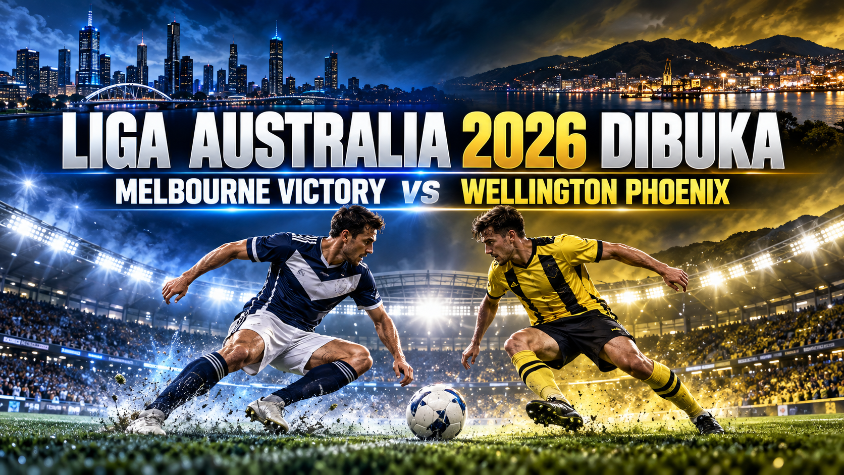 a-league - Liga Australia 2026 Dibuka Melbourne Victory vs Wellington Phoenix