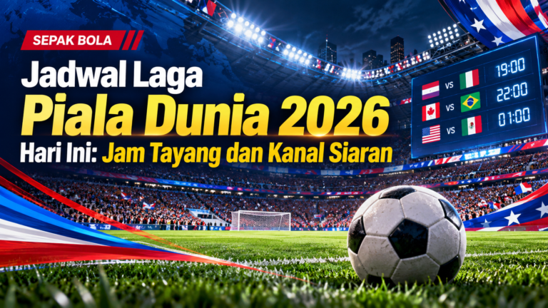 piala - Jadwal Laga Piala Dunia 2026 Hari Ini: Jam Tayang dan Kanal Siaran