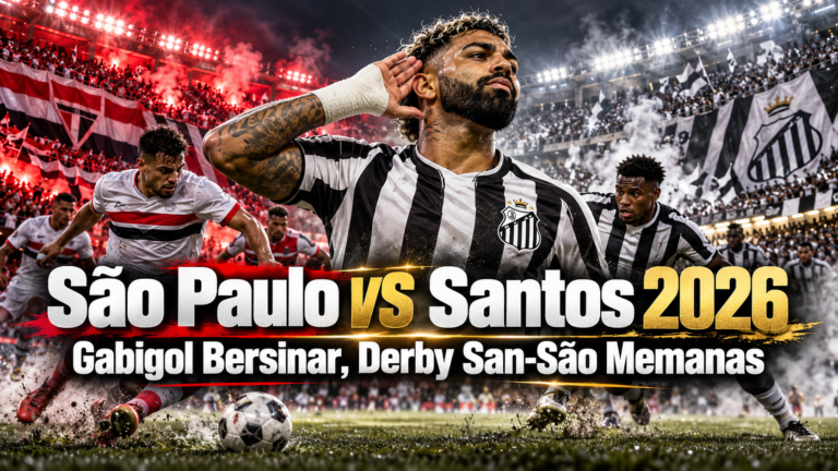 santos - SÃ£o Paulo vs Santos 2026: Gabigol Bersinar, Derby San-SÃ£o Memanas