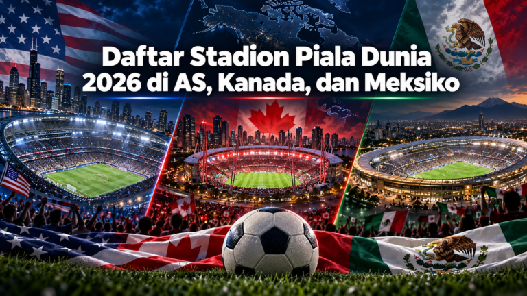stadion - Daftar Stadion Piala Dunia 2026 di AS, Kanada, dan Meksiko