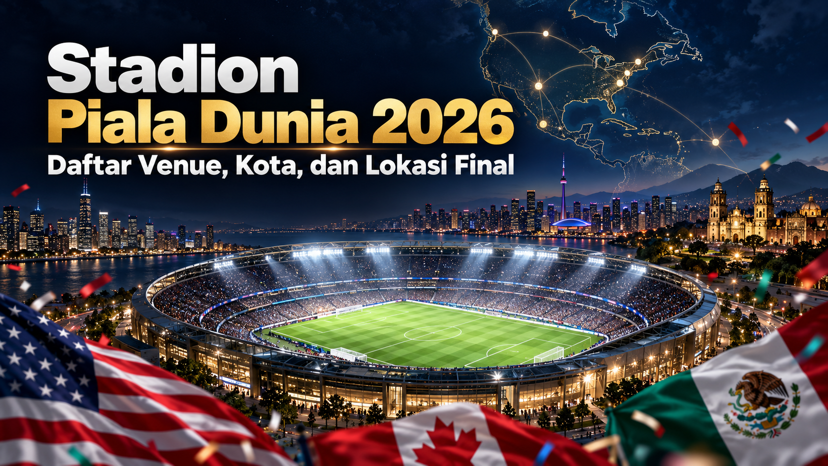 stadion - Stadion Piala Dunia 2026: Daftar Venue, Kota, dan Lokasi Final